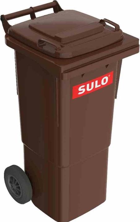 Produktbild SULO Müllgrossbehälter, 60 l Fassungsvermögen, aus Kunststoff in Farbe braun, 44,5x51,6x92 cm (60 l)
