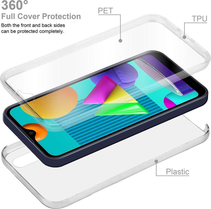 Actual product image Cadorabo TPU 360 Degree Case Cover (Samsung Galaxy M01)