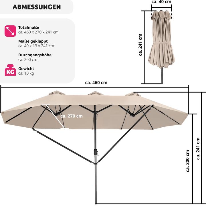 Immagine prodotto tectake Silia (4.13 m)
