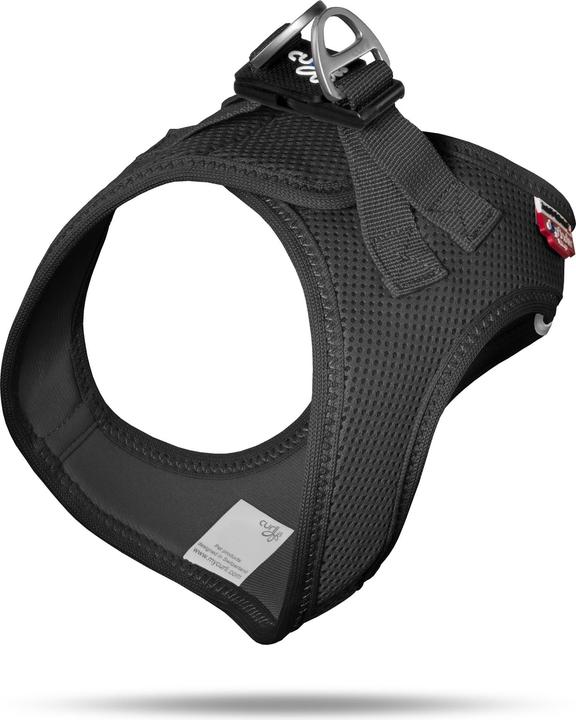 Actual product image Curli Harness Vest Air-Mesh XL, Black (XL, Dog, General)
