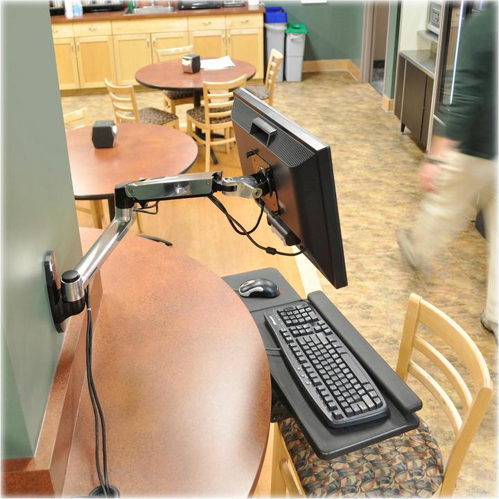 Actual product image Ergotron LX Monitor Arm (Wall, 32")
