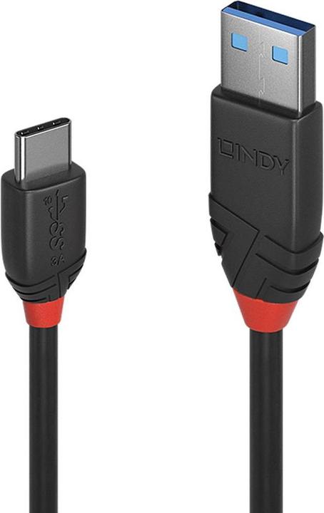 Lindy Black Line (1 m, USB 3.1)