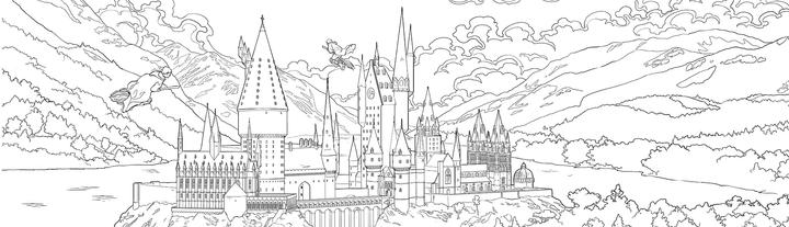Produktbild Panini Aus den Filmen zu Harry Potter: Glow-in-the-Dark Malbuch