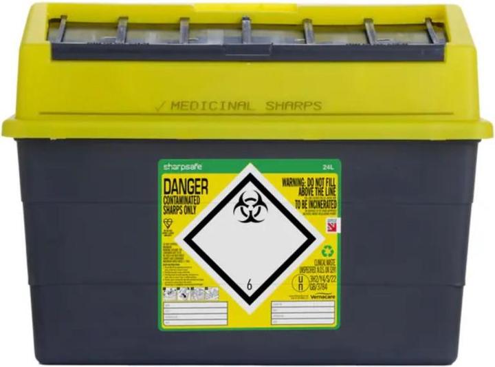 Actual product image Sharpsafe container pour déchets 5e génération