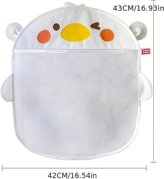 Immagine prodotto Activity Board Borsa impermeabile in rete per il bagno dei cartoni animati, borsa da appendere per i giocattoli da