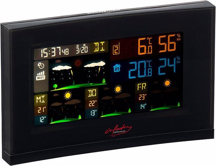 Infactory Thermomètre d'extérieur