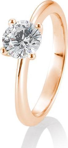 Actual product image Breuning 4 prong set 0.80-1.50 ct. (58, 585/14 K Gold)