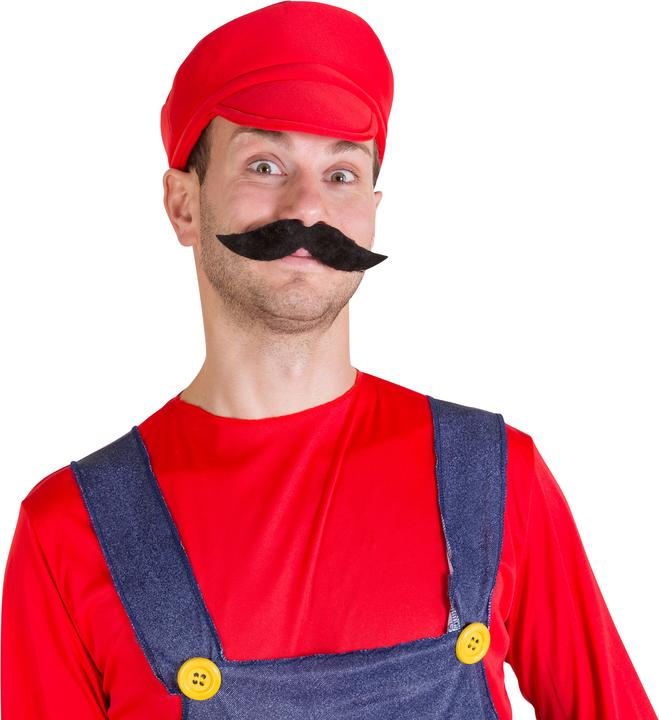 Actual product image tectake Men's Costume Super plumber Mario (M)