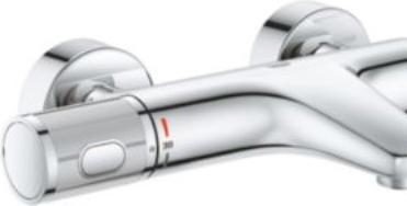 Produktbild Grohe Precision Feel Thermostat-Wannenarmatur, mit ProGrip-Griff, wassersparend, chrom