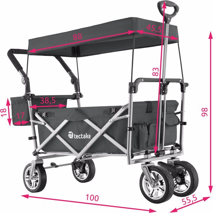 Actual product image tectake Nico Collapsible Handcart