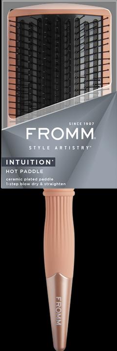 Actual product image Fromm Hot Paddle Brush Ceramic Plate pink