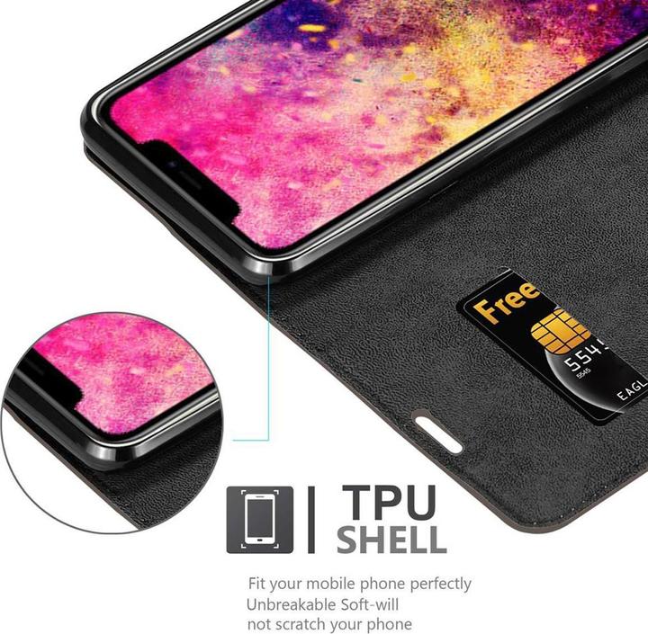 Actual product image Cadorabo Book Invisible Magnet Cover (Apple iPhone 12 Pro Max)