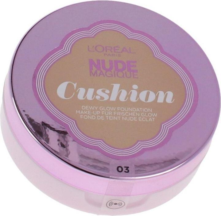 Produktbild L'Oréal Paris L'Oreal Nude Magique Cushion Foundation SPF25 14.6g - 03 Vanille (03 Vanille)