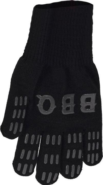 Produktbild Grillhandschuh schwarz (30% Baumwolle, 70% Polyester, Silikonbeschichtung)