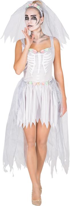 Produktbild Dressforfun Frauenkostüm Brautkleid Skelett (L)