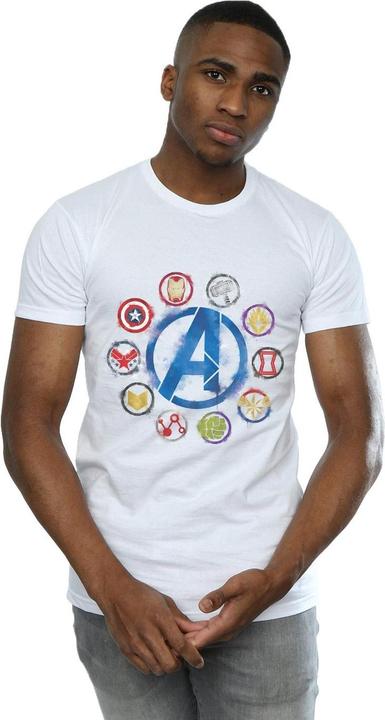 Image du produit - T-shirt AVENGERS ENDGAME PAINTED ICONS - Homme (S)