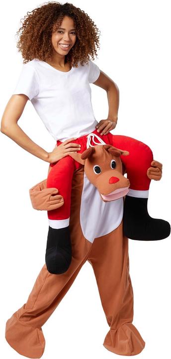 Immagine prodotto tectake Costume da renna a cavalcioni (Taglia unica)