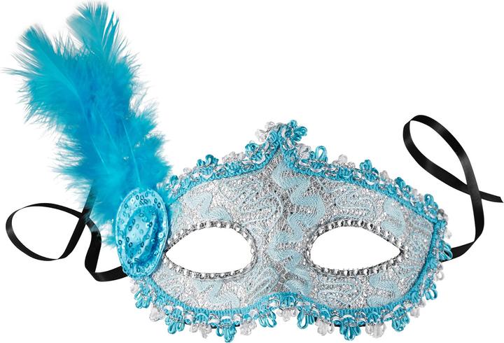 Image du produit tectake Masque vénitien avec une plume sur le côté