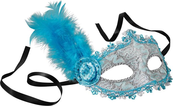 Image du produit tectake Masque vénitien avec une plume sur le côté