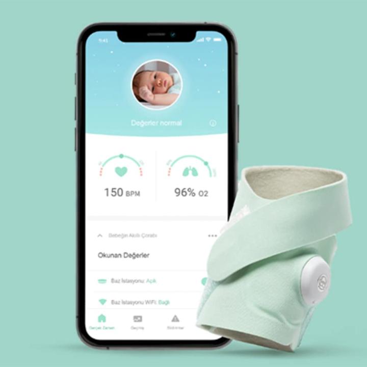Produktbild Owlet Smart Sock 3 (Babyphone Audio, 30 m)
