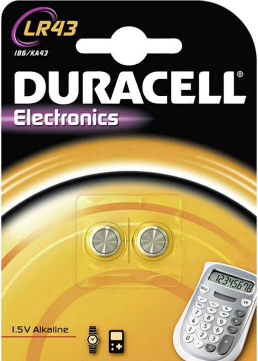 Image du produit Duracell Electronique (2 pcs, LR43, 170 mAh)
