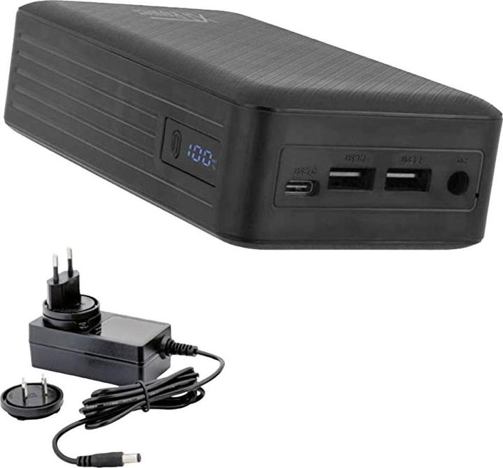 Actual product image Xpower XTPower XT-27000 DC AO PA Powerbank 26800 mAh Li-Ion USB, USB-C®, DC jack 3.5mm Black (26800 mAh, 99.16 Wh)