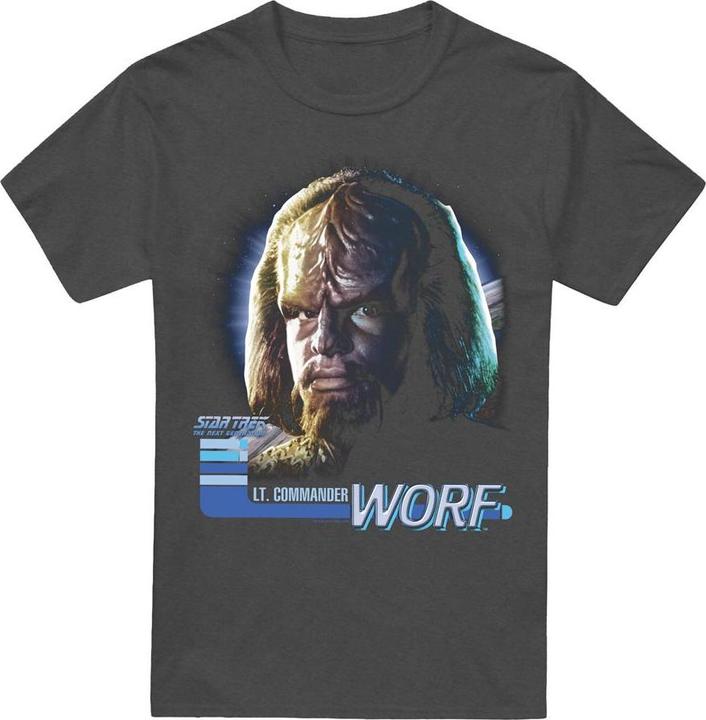 Actual product image Unisex Adult The Next Generation Worf T-Shirt (L)