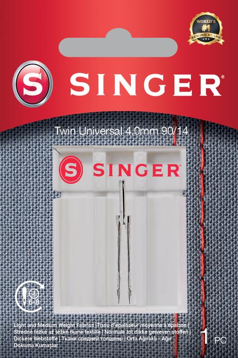 Singer TWIN Nähmaschinennadel, 4mm, 90/14