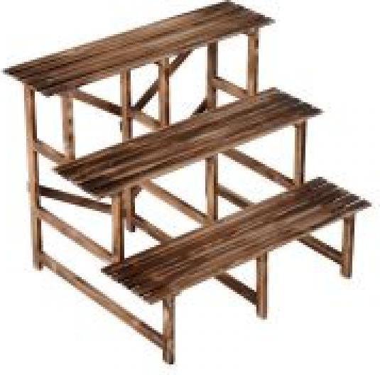 Immagine prodotto Outsunny Scala per piante Scaffale per fiori in legno di abete