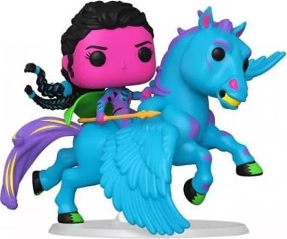 Actual product image Funko Avengers: Endgame POP! Rides Deluxe Vinyl figurine Valkyrie's Flight (Blacklight) 9 cm