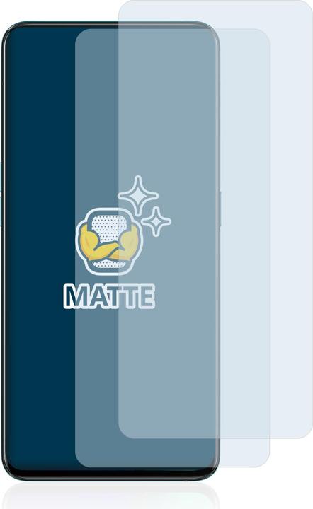 Actual product image BROTECT Anti-glare screen protector matt (2 Piece, Oppo Reno 2)