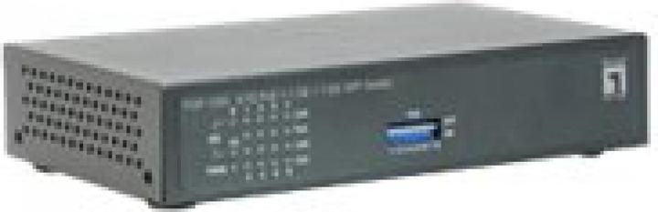 Actual product image LevelOne Fgp-1000: 8 Fe Poe+1 Ge+1 Ge Sfp (10 Ports)