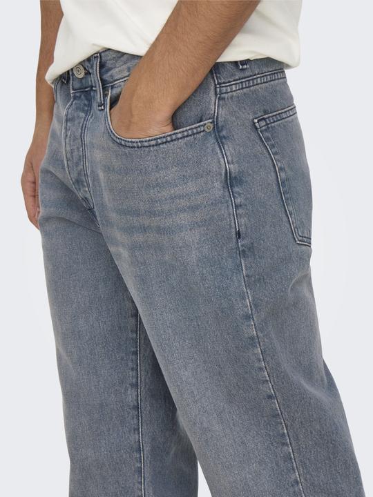 Produktbild Only & Sons ONSEDGE Mittlere Taille Gerade geschnitten Jeans Normal geschnitten jeans (34)