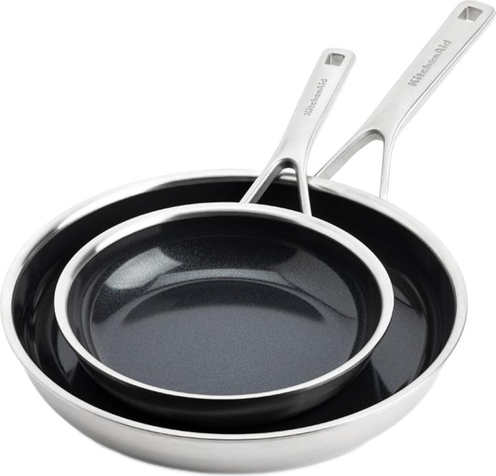 KitchenAid Multi-Ply - 2-teilig (Stielkasserolle, Edelstahl)