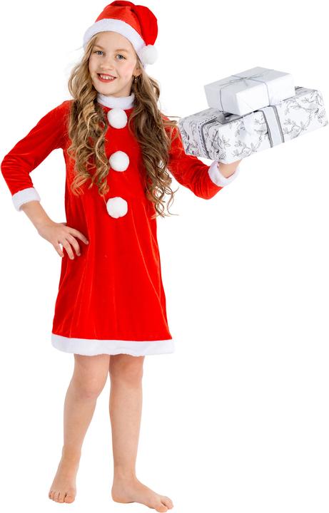 Immagine prodotto Dressforfun Costume da ragazza Natale Babbo Natale (140)