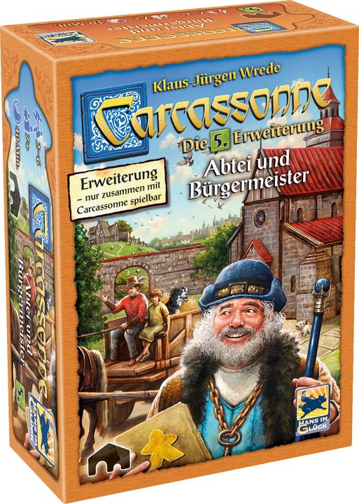 Image du produit Hans im Glück Carcassonne, abbaye et maire (Allemand)