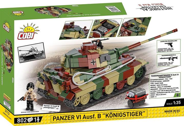 Actual product image Cobi Panzer VI Ausf. B / 802 pcs