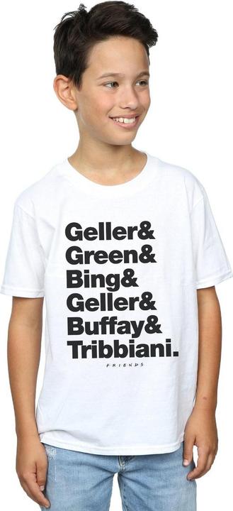 Actual product image Friends Boys Surnames Text T-Shirt (116)