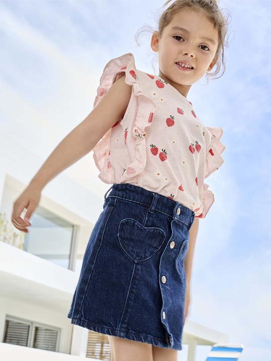 Immagine prodotto Vertbaudet Mädchen Jeansrock mit Knöpfen (98)