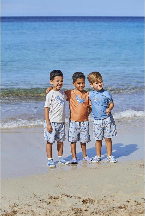 Actual product image Playshoes UV shirt short sleeve Dino Ecru size 122/128 (122)