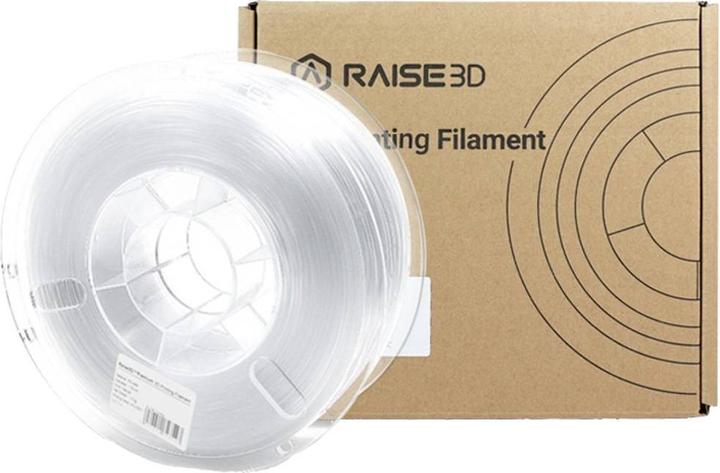 Actual product image Raise3D Filament Premium TPU-95A Natural 1.0kg 1.75mm (TPU, 1.75 mm, 1000 g, Transparent)