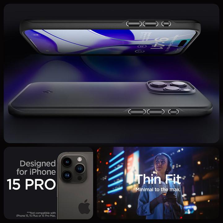 Produktbild Spigen Thin Fit (Apple iPhone 15 Pro)