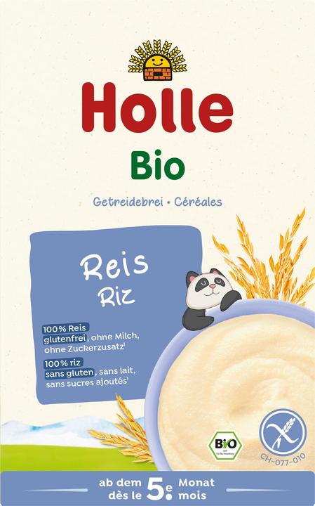 Holle Bouillie de céréales complètes bio Riz (250 g)