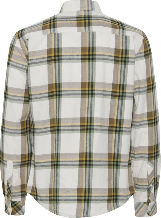 Actual product image Blend long sleeve plaid shirt with pocket (XL)
