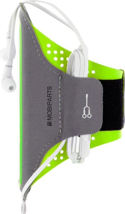 Actual product image Mobiparts Comfort Fit Sport Armband Samsung Galaxy S9 Plus Neon Green