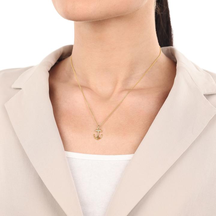 Produktbild Amor Anhänger für Damen, 925 Sterling Silber | Anker (Silber 925)