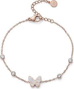 Oliver Weber Collection Oliver Weber - Nantosuelta Magic Blossoms Delicate Bronze Butterfly Bracelet 32335RG