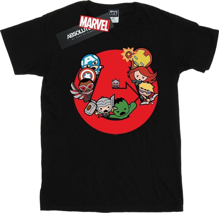 Image du produit - T-shirt KAWAII AVENGERS READY STEADY WAR - Femme (M)