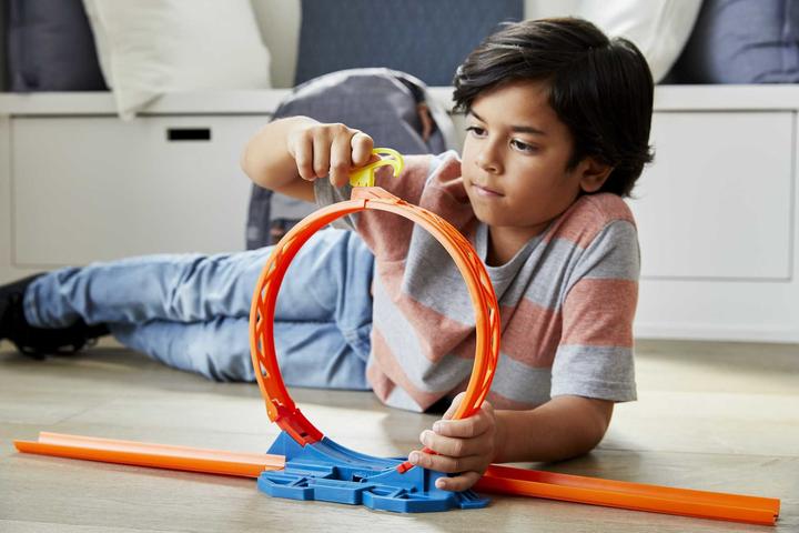Image du produit Hot Wheels Coffret Lanceur et Looping Track Builder - Circuit Petite voiture - A partir de 6 ans