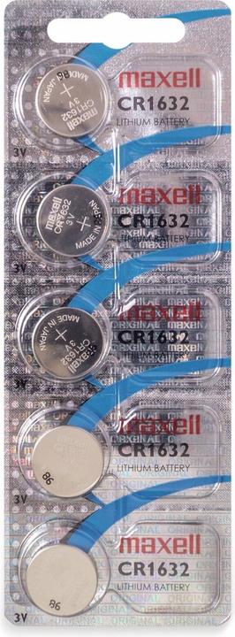 Actual product image Maxell Button cell CR1632 (5 pcs., CR1632, 140 mAh)